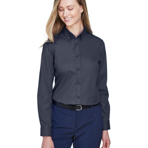 Ash City - Core 365 Ladies' Operate Long-Sleeve Twill Shirt