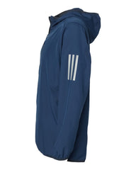 Adidas®  Hooded Full-Zip Windbreaker