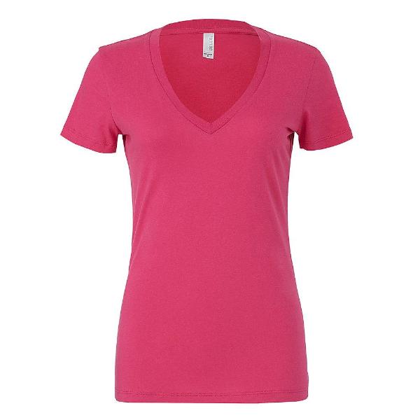 Bella+Canvas® Ladies' Relaxed Jersey Short-Sleeve V-Neck T-Shirt 6405
