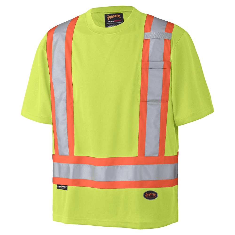 Pioneer® Hi-Viz Safety T-Shirt - Birdseye Poly 6990