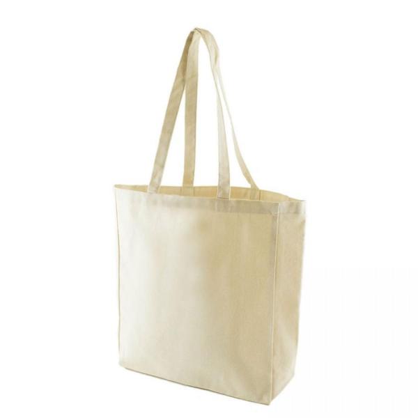 Smart Shopper Canvas Tote Bag