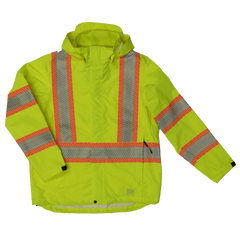 Work King® Hi-Vis Packable Rain Jacket SJ05