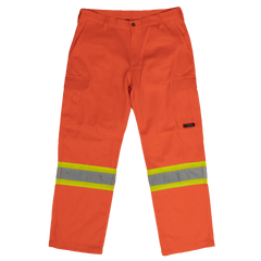 Tough Duck® Safety Cargo Work Pant – Bright Orange SP01