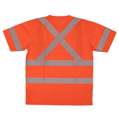 Tough Duck® S/S Safety T-Shirt with Segmented Stripes ST07