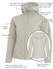 DRYFRAME® Dry Tech Fleece Full Zip Hooded Ladies' Jacket