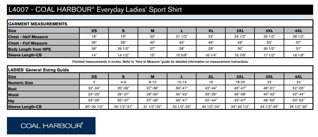 Coal Harbour® Everyday Ladies' Sport Shirt