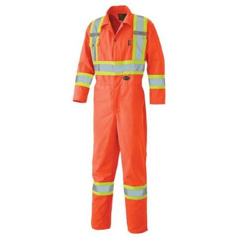 Pioneer® Hi-Viz Safety Poly/Cotton Coverall 5518