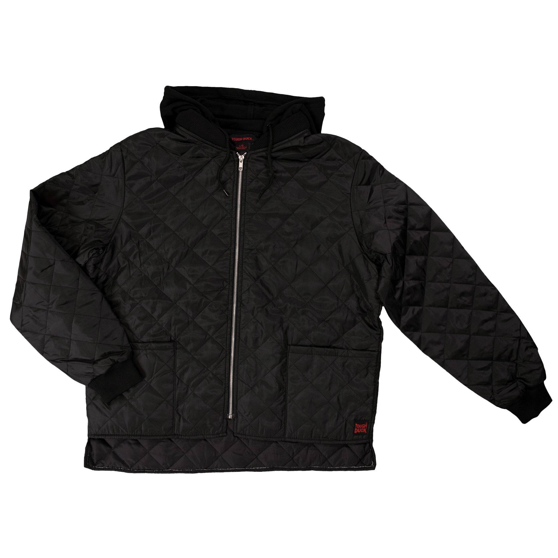 Tough Duck®Hooded Quilted Freezer Jacket i9J5