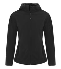 Coal Harbour® Essential Hooded Soft Shell Ladies' Jacket