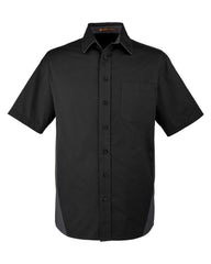 Harriton® Men's Flash IL Colorblock Short Sleeve Shirt