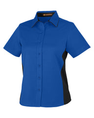 Harriton® Ladies' Flash IL Colorblock Short Sleeve Shirt