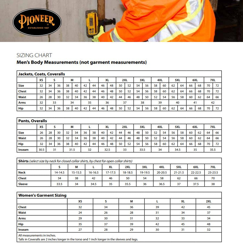 Pioneer® Poly/Cotton Coverall Tall 515T
